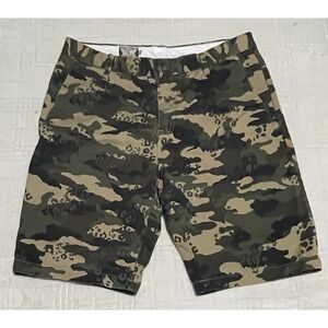 Volcom Men Shorts Size 34 Green Camouflage Gorpcore 10" Inseam